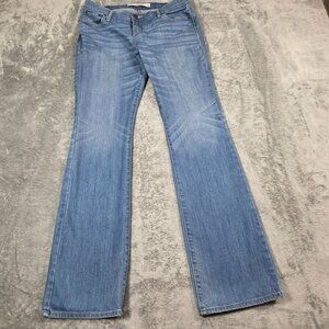Abercrombie & Fitch Jeans Womens 8 Blue Emma Bootcut Low Rise Denim Y2K